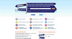 Desktop Screenshot of encontrasaobernardo.com.br