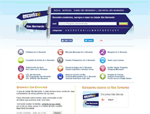 Tablet Screenshot of encontrasaobernardo.com.br